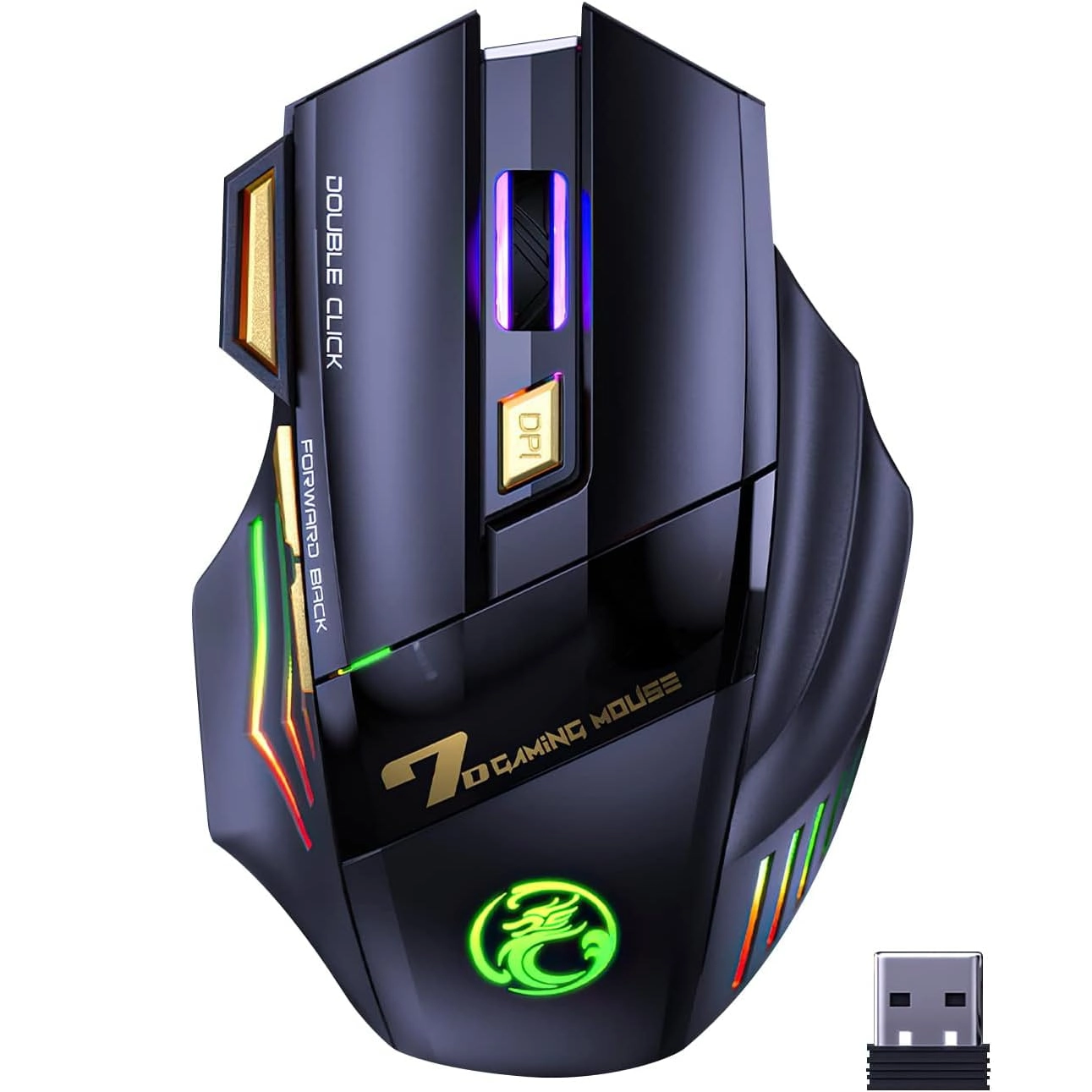 Wireless Gaming Mouse - Bluetooth & Dongle