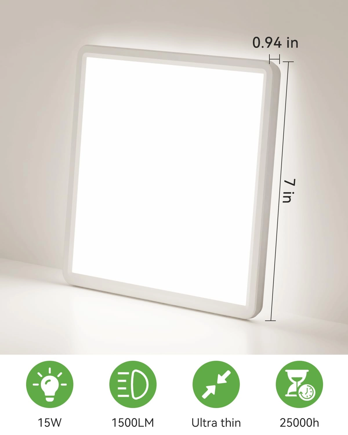 led ceiling light - 3000K/4000K/6500K Pack