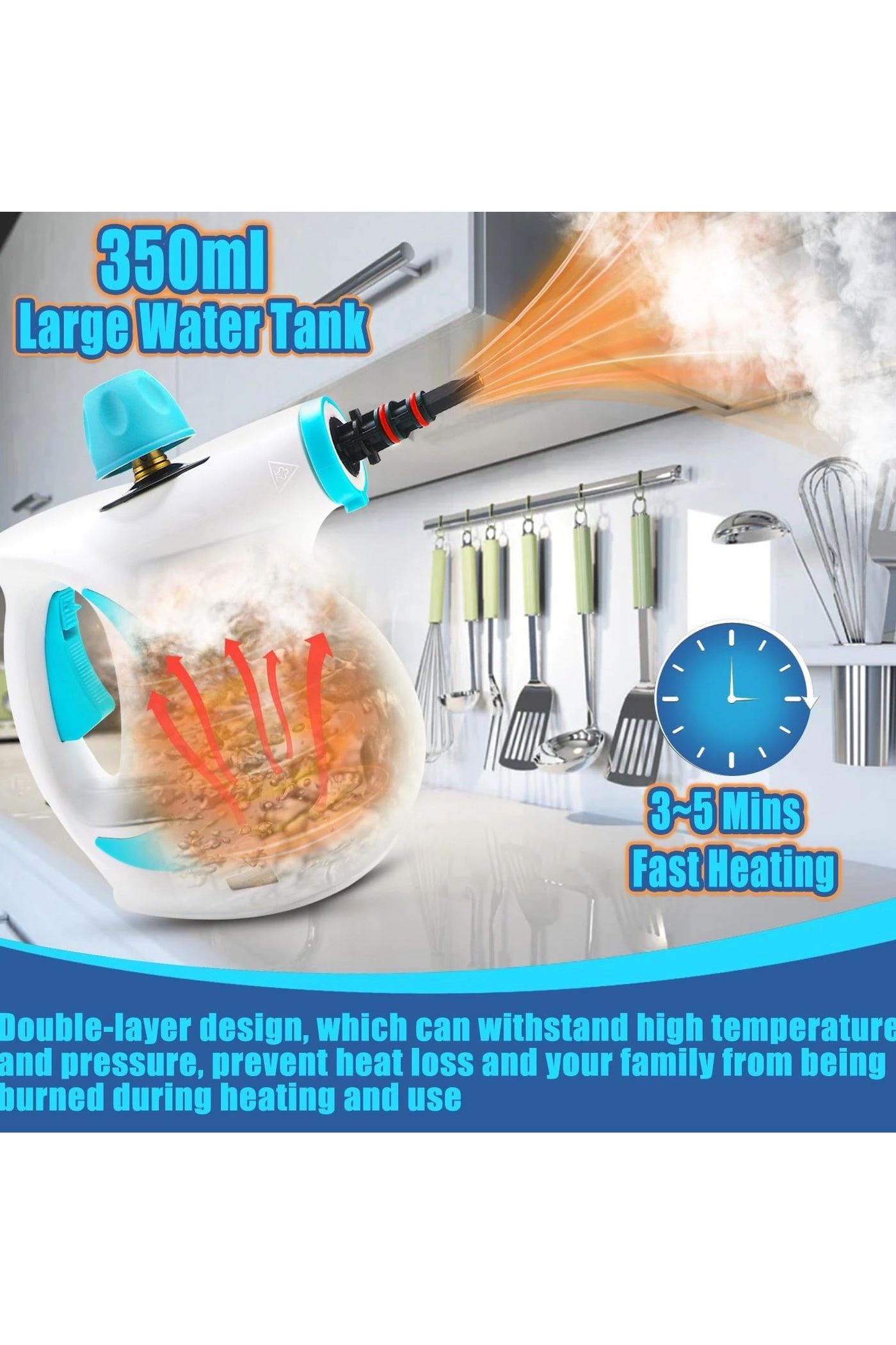 Handheld Steam Cleaner - 3.0bar 350ml