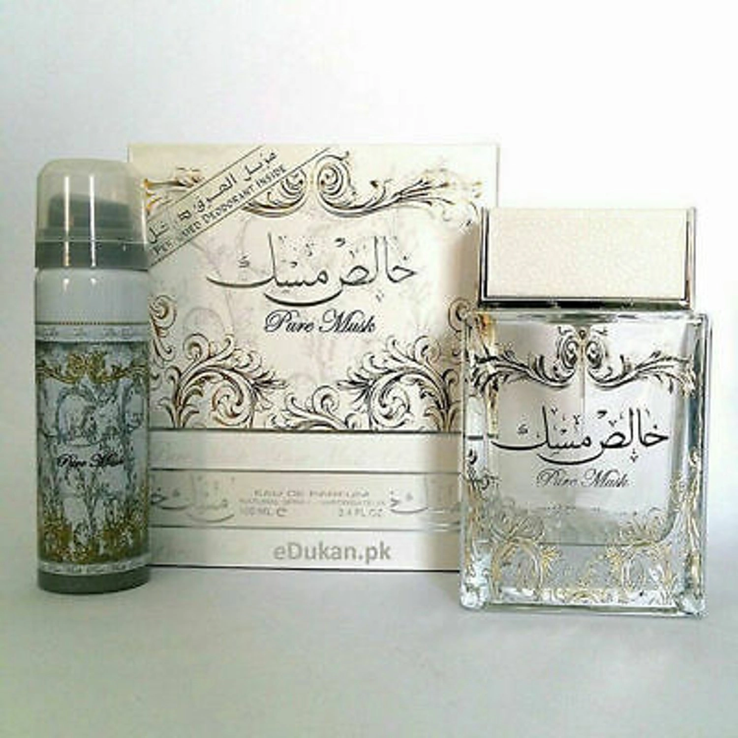 Lattafa Pure Musk EDP + Pure Musk Deodorant - EDP