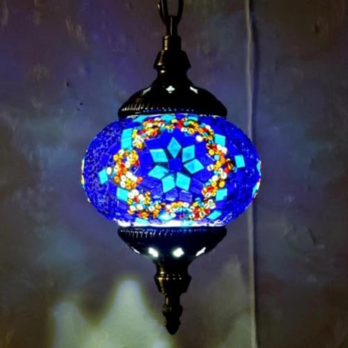 Mediterranean Pendant - E27 Mosaic