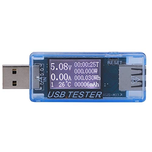 Digital USB Voltage Current Meter - 8 In 1 Voltmeter Tester
