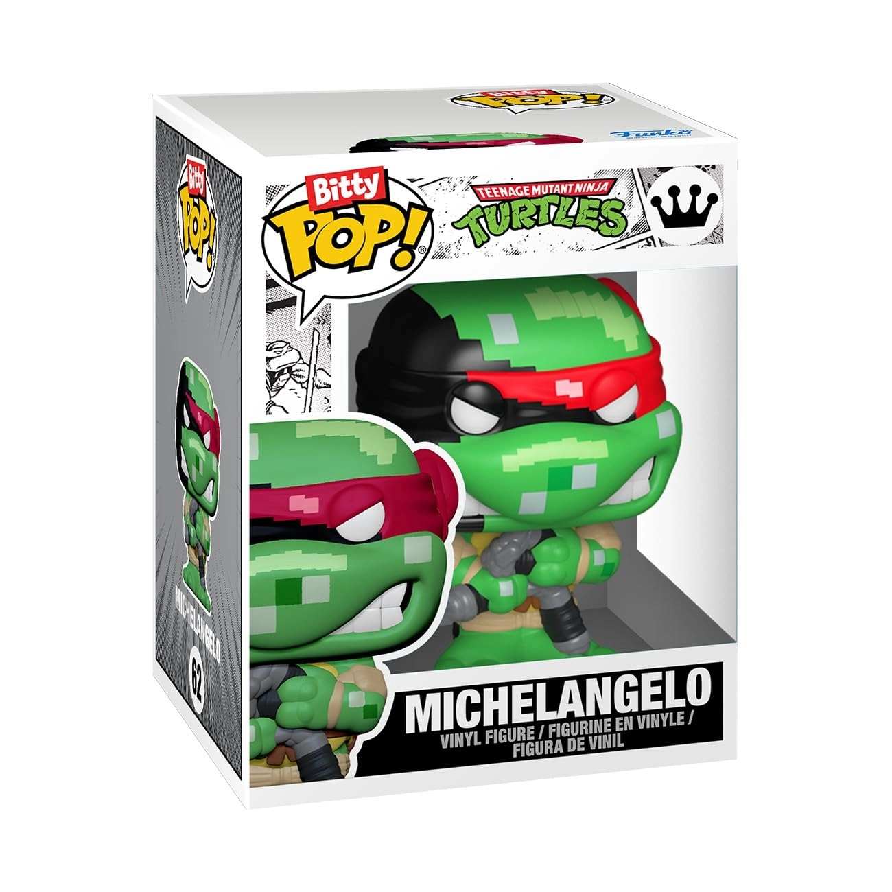 Michaelangelo - Teenage Mutant Ninja Turtles - Bitty Arcade Cabinet - 3.5 inches Vinyl (8.9 cm) (90116)