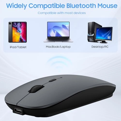 Rechargeable Silent Mouse - Bluetooth