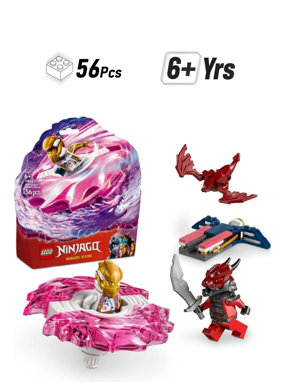 NINJAGO Sora’s Dragon Spinjitzu Spinner (71824)