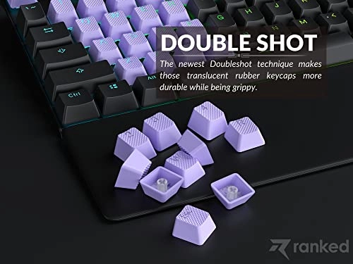 Rubber Keycap Set - OEM Profile Pistachio 23 Keys