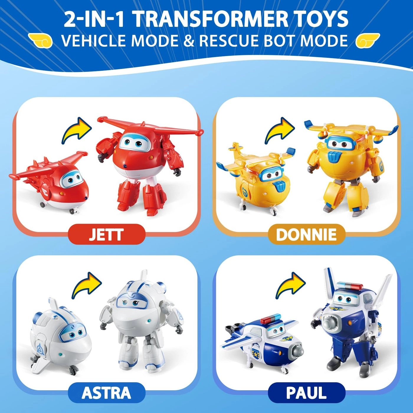 Transform-A-Robots (4 pcs.)
