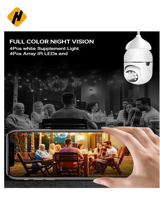 Light Bulb Security Camera 1080P Bundle