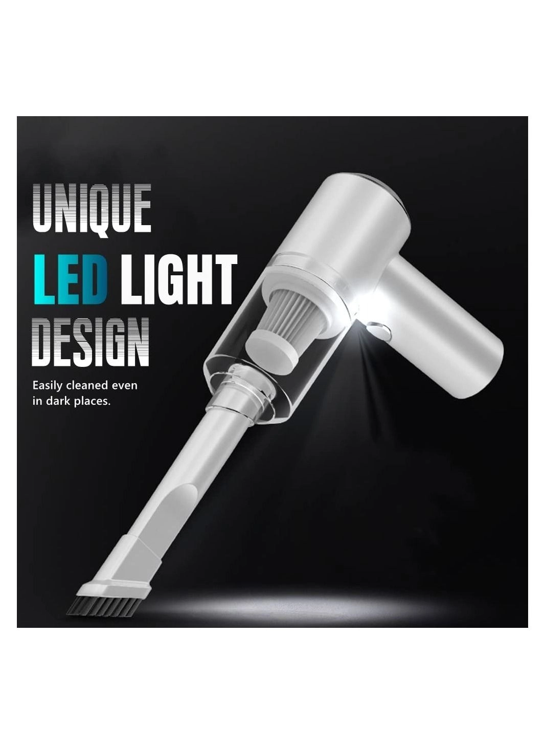 Handheld Car Vacuum Cleaner - 4000mAh