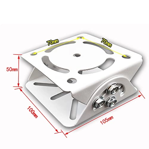 Universal Pole Mounting Bracket Adapter - Heavy Duty Metal Fits PTZ, dome and bracket cameras