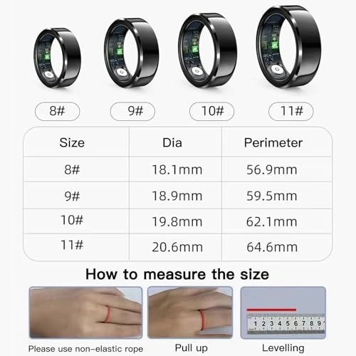 Smart Ring - Heart Rate Monitor Blood Pressure