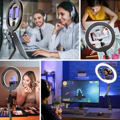 Ring Light - USB Stand Phone Holder