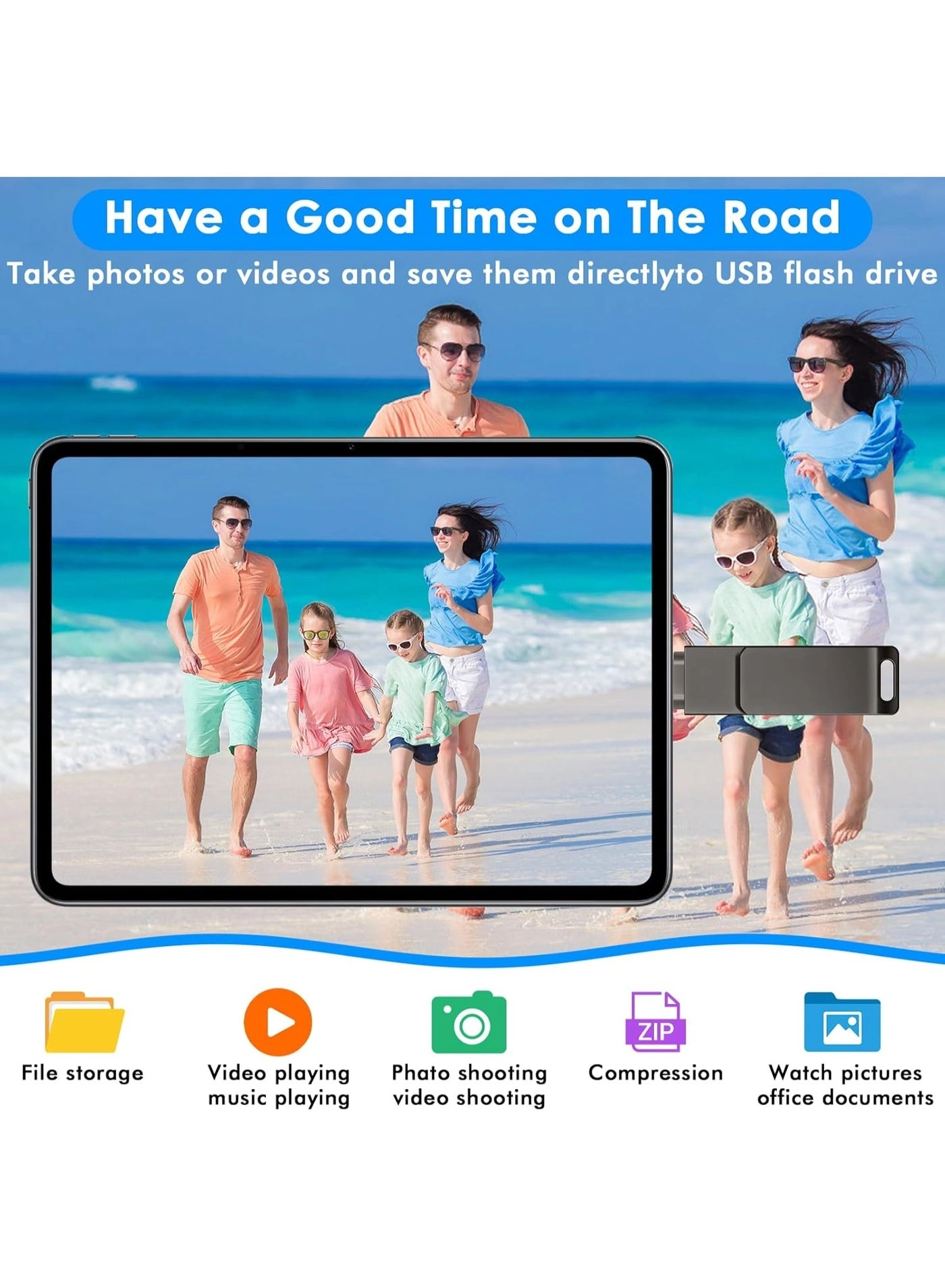 USB Flash Drive - USB 3.0 USB-C Lightning Micro-USB USB-A 64GB