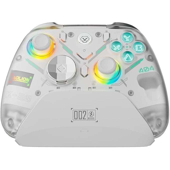 Hall Linear Trigger Gaming Controller - White