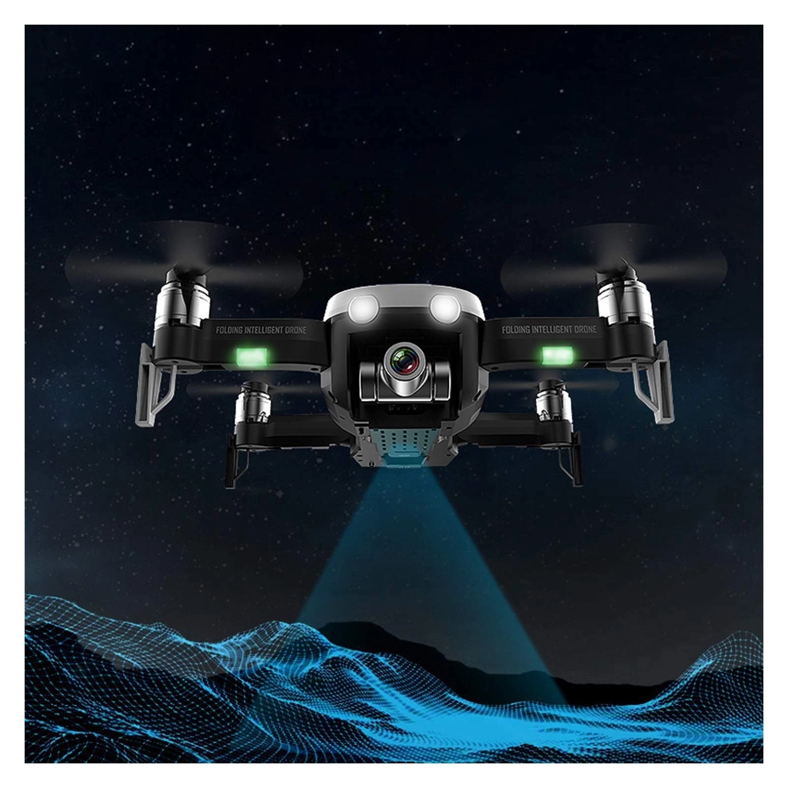 KCLQTK Car Model Toy Folding Unmanned Aircraft