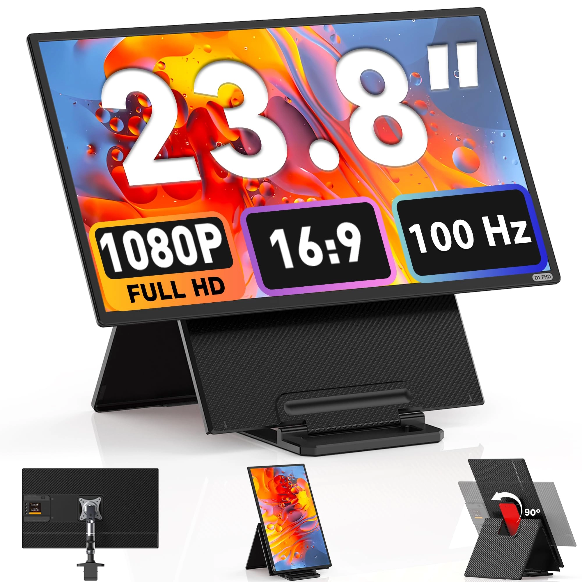 JCCD D1 FHD - 23.8 Inches 1920x1080