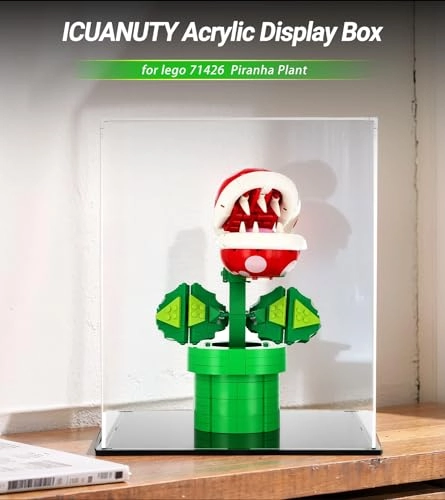 Acrylic Display Case for LEGO Super Mario Piranha Plant 71426