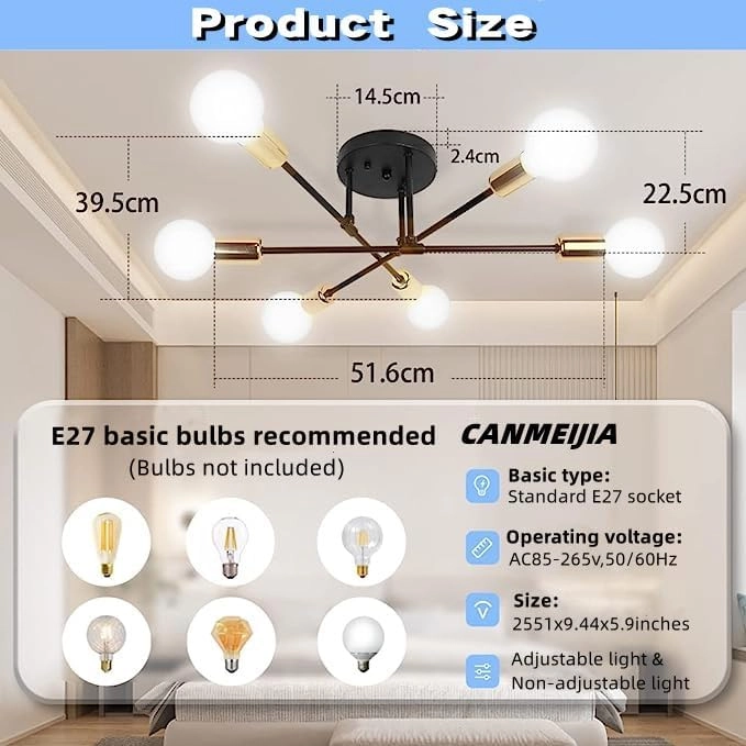 Living Room Lights Ceiling - Dimmable