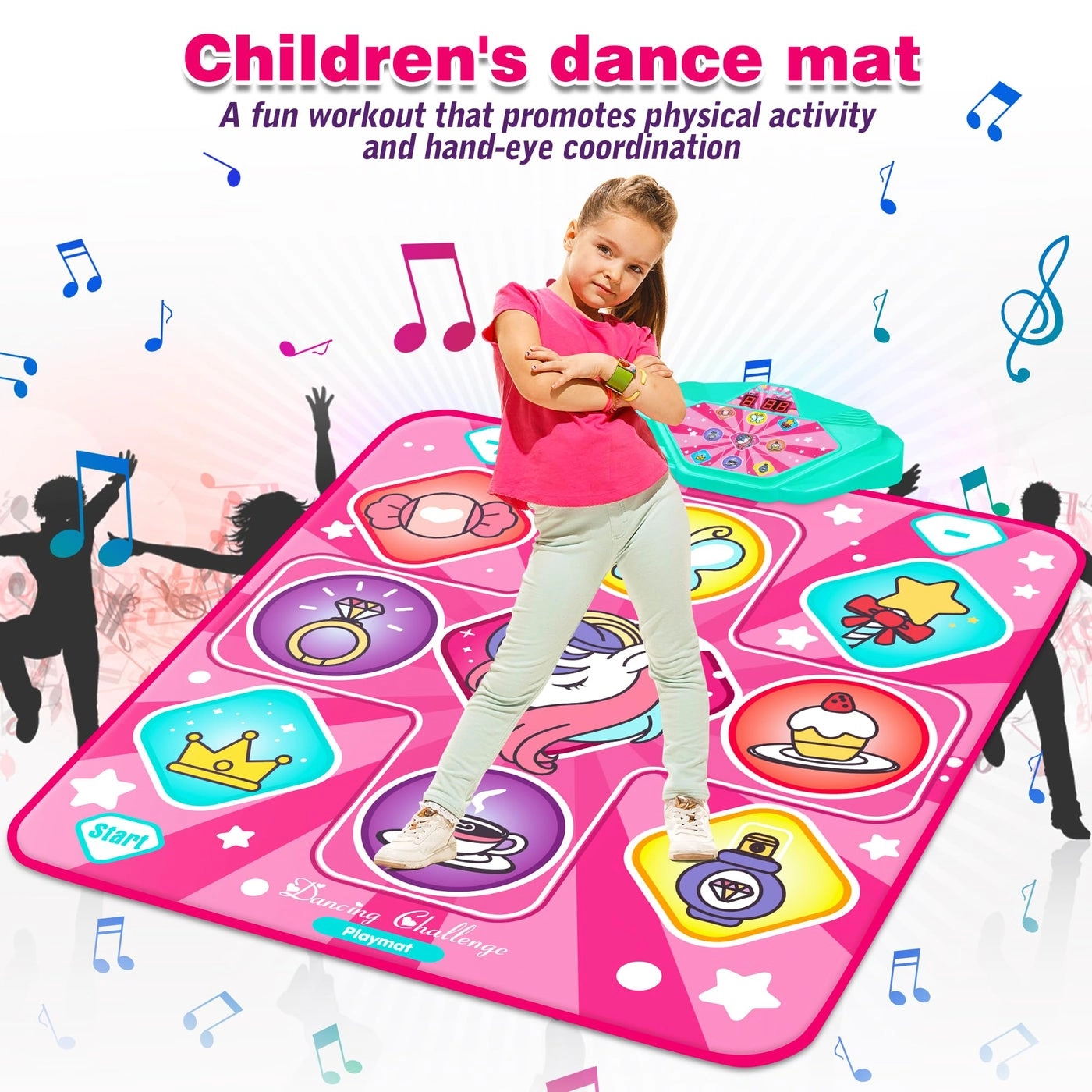 Unicorn Dance Mat - 3-12 Years Old