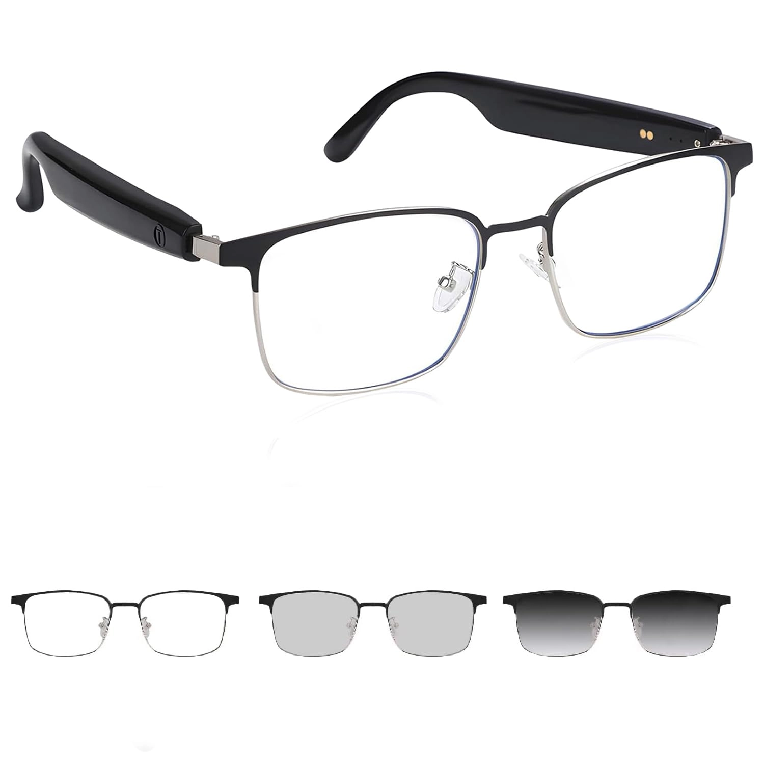 OICIIDO GS06S - Bluetooth Open-ear Color-Changing Polarized Lenses