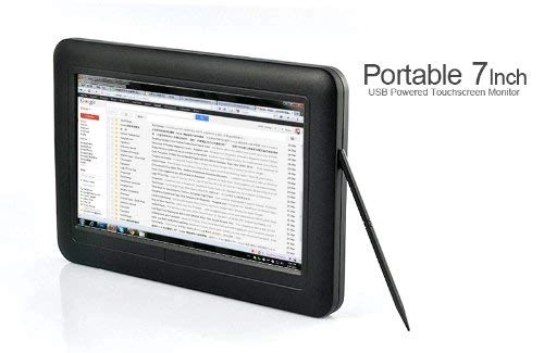 Portable USB Powered Touchscreen Monitor - E205 7 Inch 800 X 480