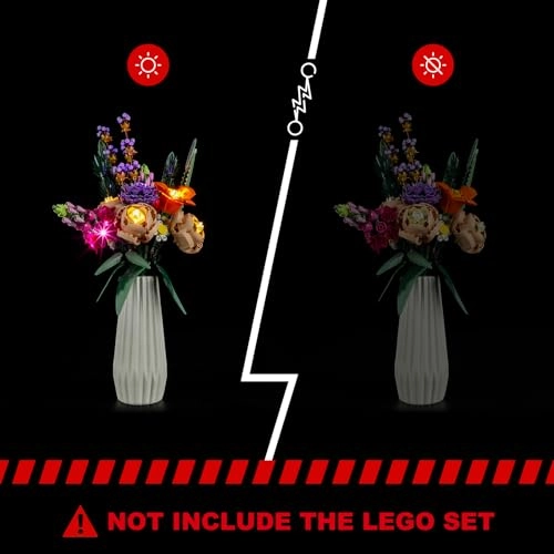 Led Light Kit (10280 Flower Bouquet) - Compatible with Icons Building Set