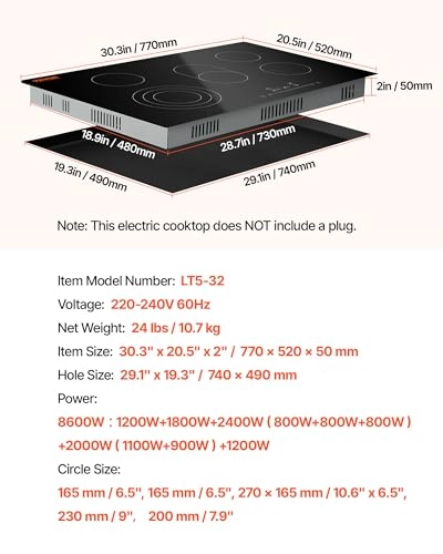 LT5-32 Ceramic hob