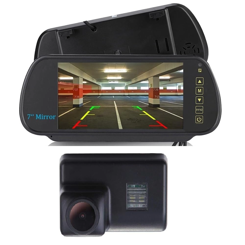 jochaly Reverse Mirror - 7 Inch + Rear View Camera - Super HD