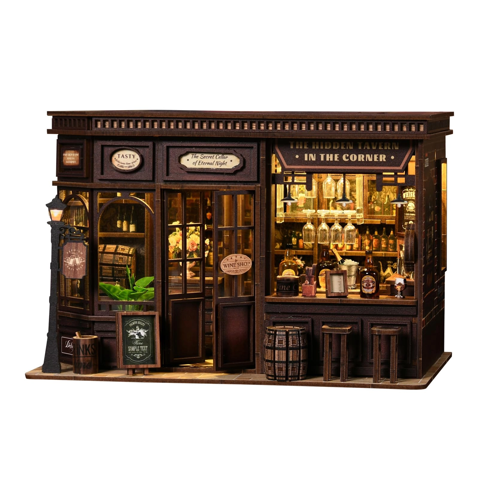 tecnock DIY Miniature House Kit - Corner Tavern