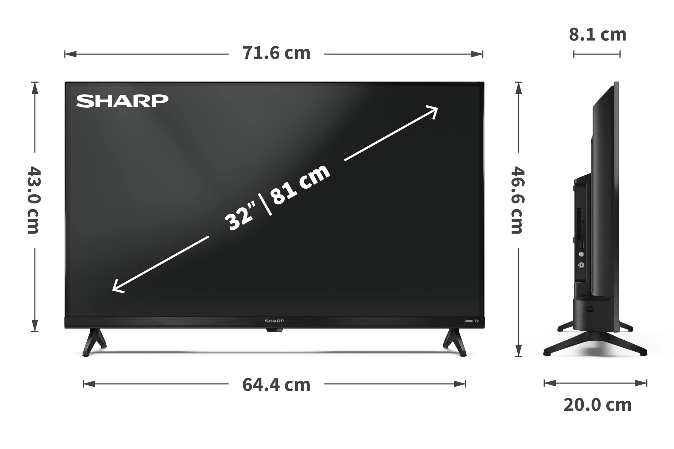 32HD2325KB - 32 Inches