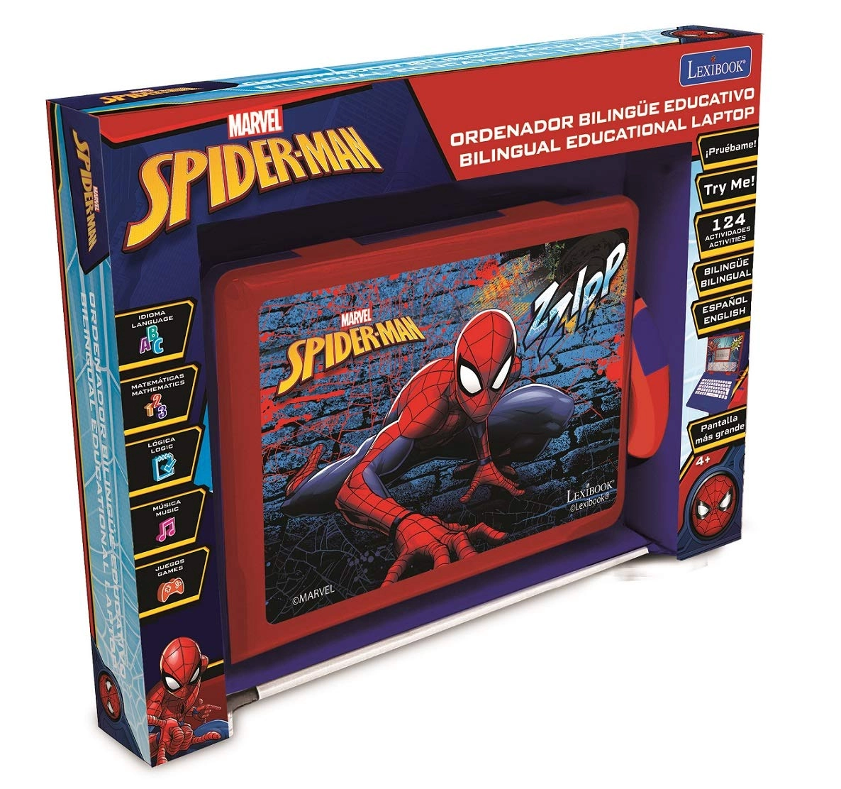 Spider-Man Laptop - Educational Bilingual 124 Activities