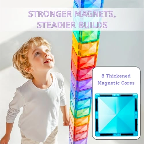 Prism Magnetic Tiles MD1639 - 160 pcs