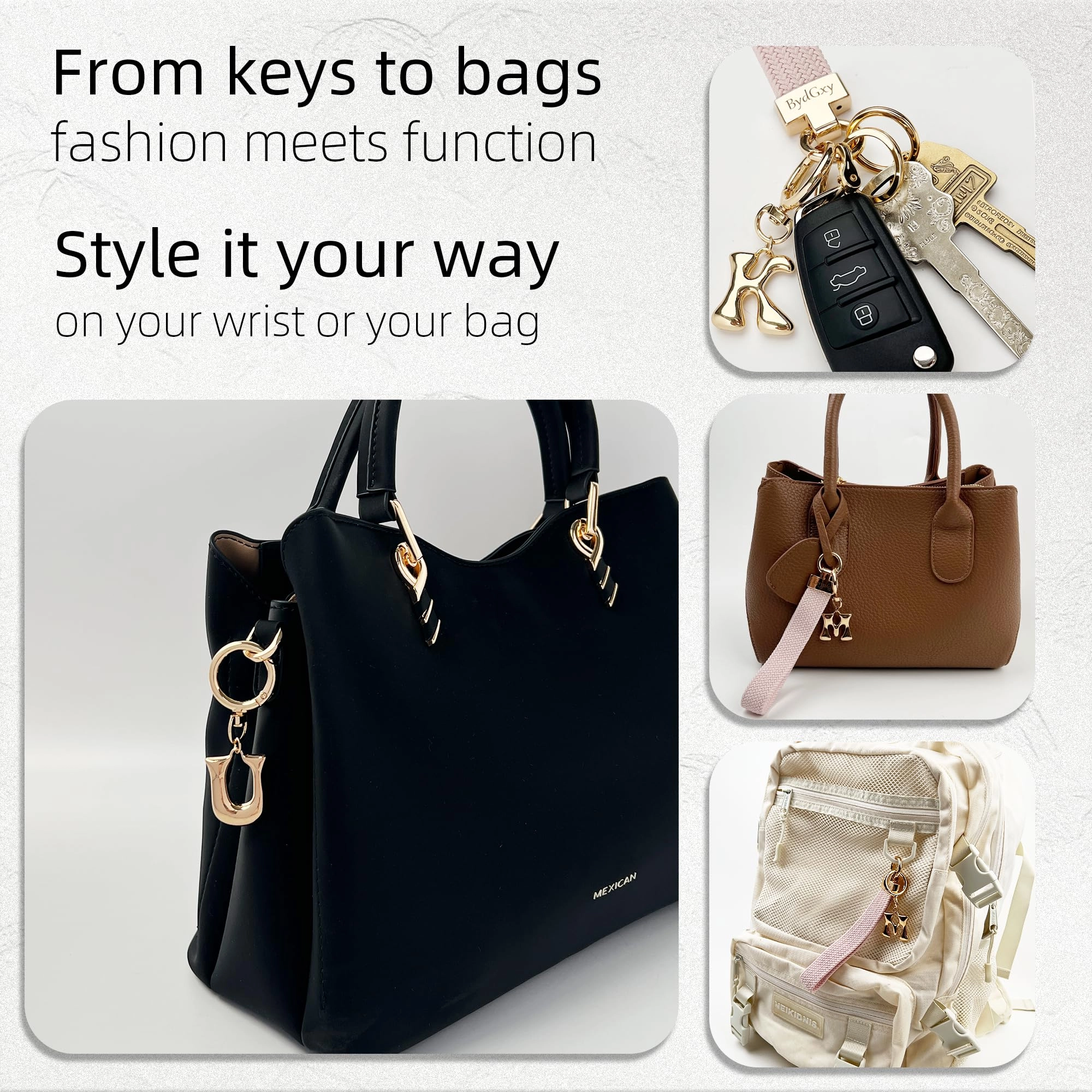 Initial Keychain - Letter