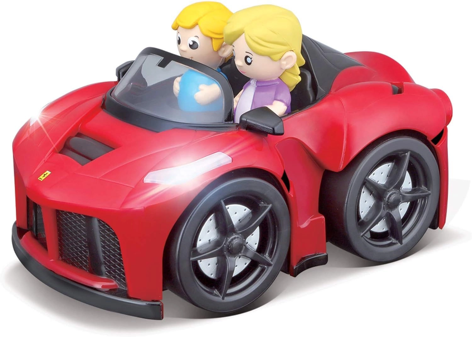 BB Junior Ferrari Poppin Driver Car - Yellow 1+