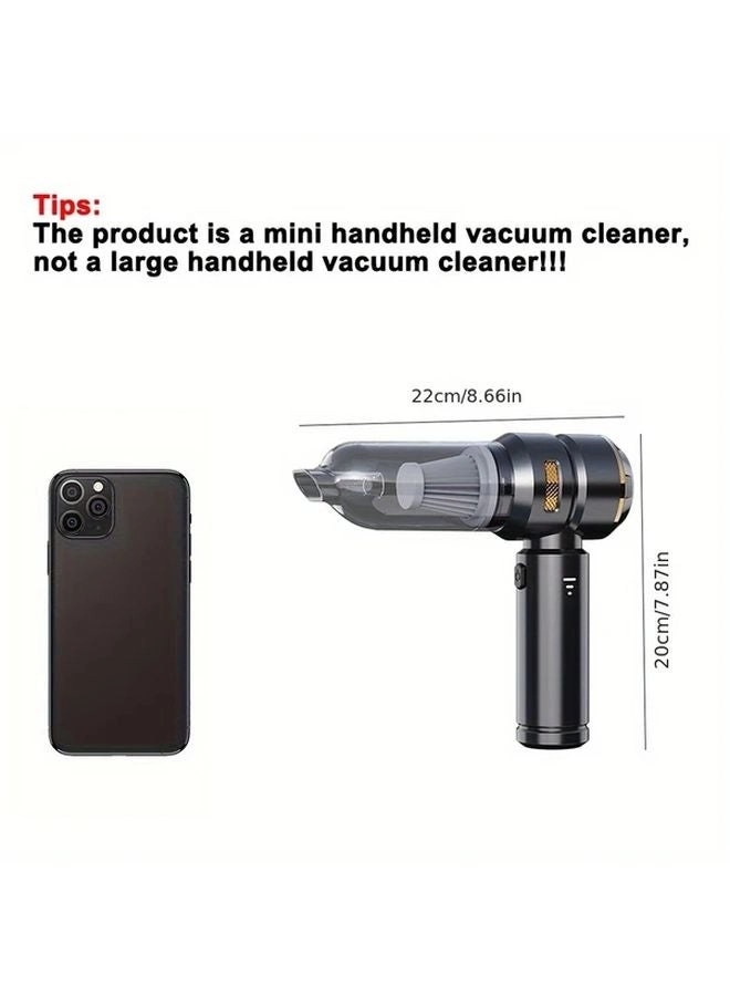 4-in-1 Wireless Handheld Vacuum Cleaner - 2000mAh