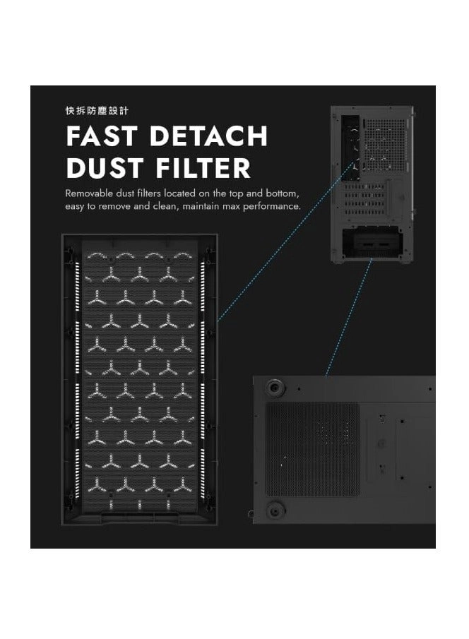 DK300M - Tempered Glass M-ATX/ITX