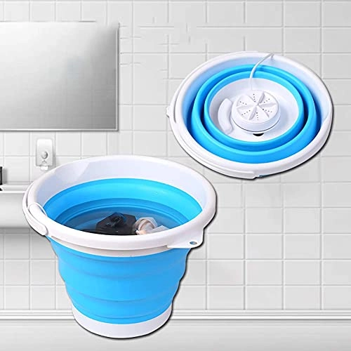 YQWHL Mini Washing Machine Folding Bucket Washer Mini Washer, Portable Travel Underwear And Socks Cleaner Removable Washing Machine