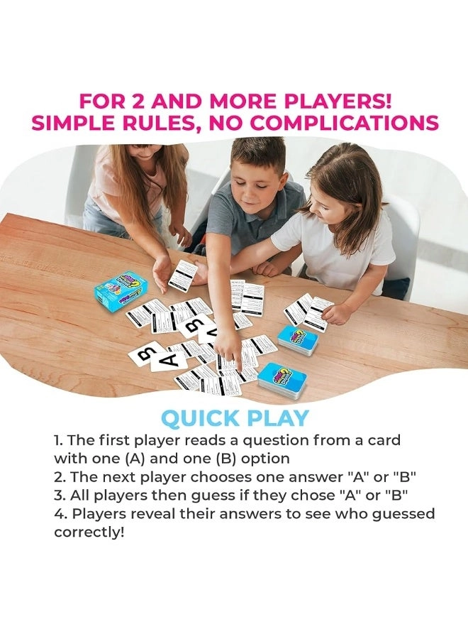 What Would You Choose - Family Card Game