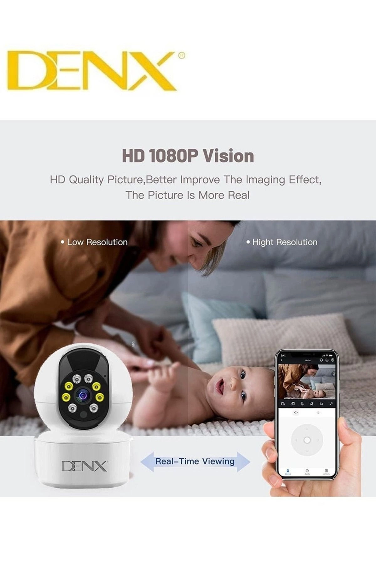 High-resolution surveillance camera 3.0 MP