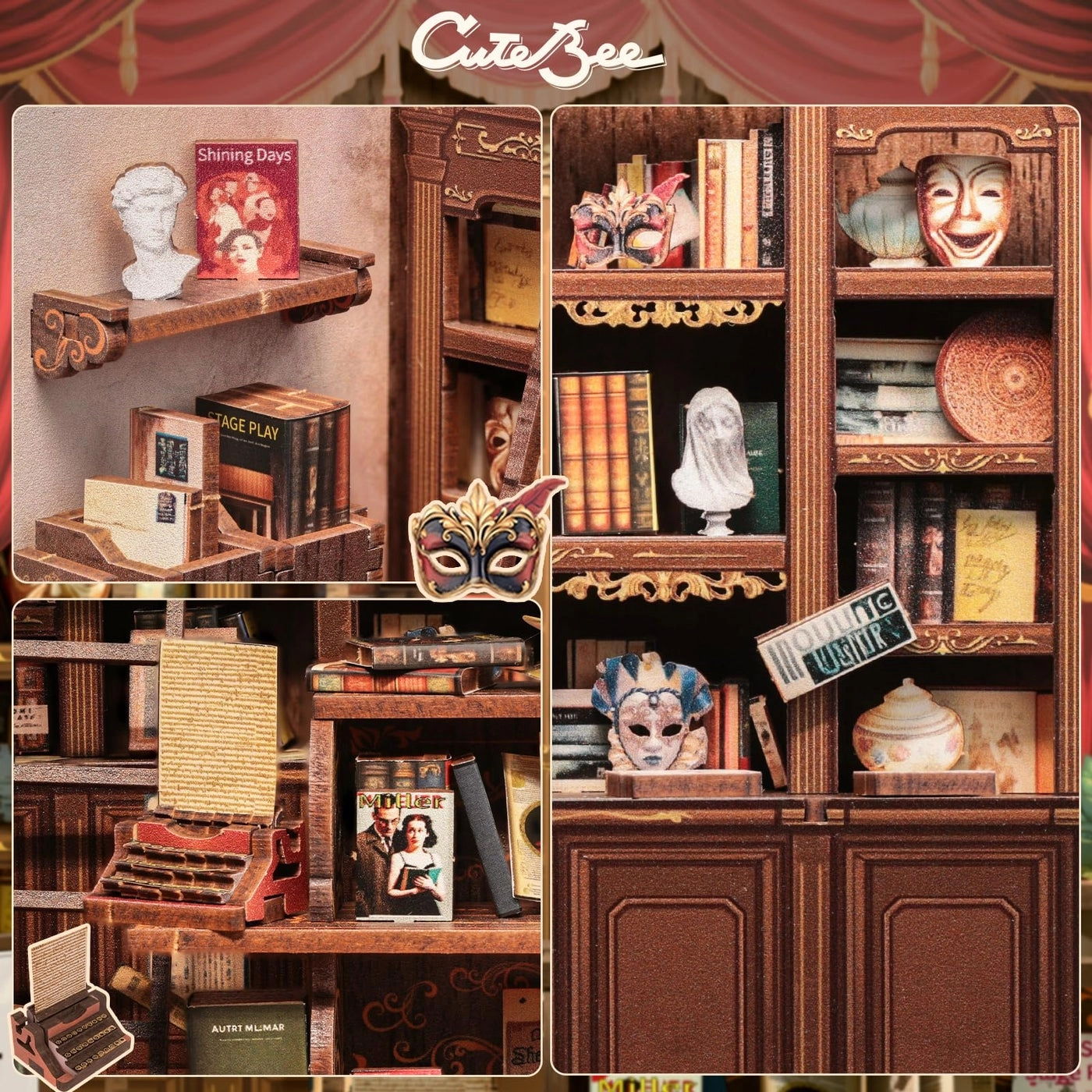 Book Nook Kit - Drama Bookshop