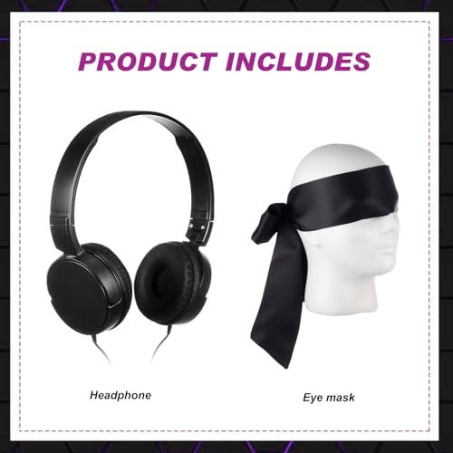 MX2006 - Wired Headphone + Silk Eye Mask