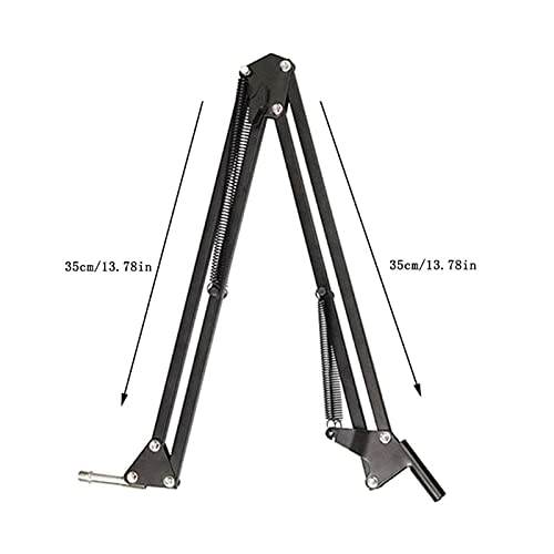 Mic Stand - Extendable Scissor Arm Table Mounting Clamp