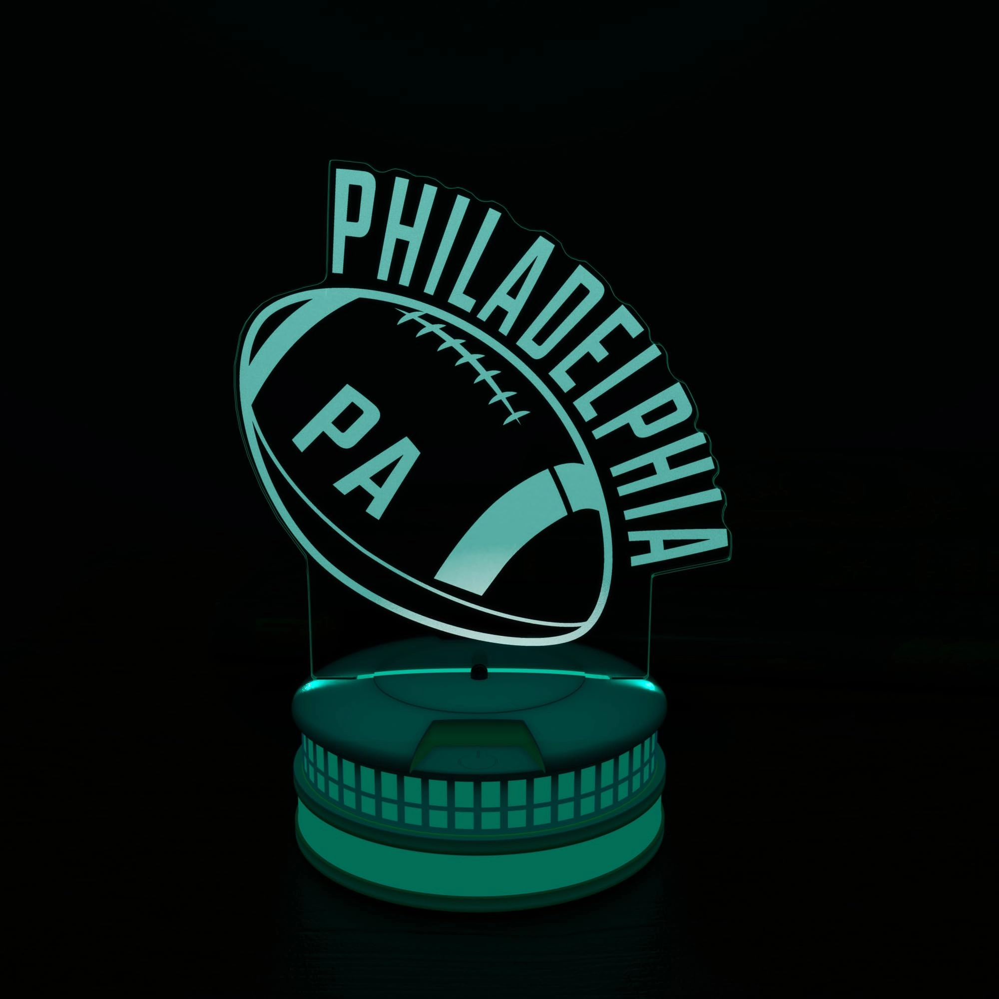 clorurbanlive 3D Football Philadelphia Night Light - AC, Cell Philadelphia Multicoloured