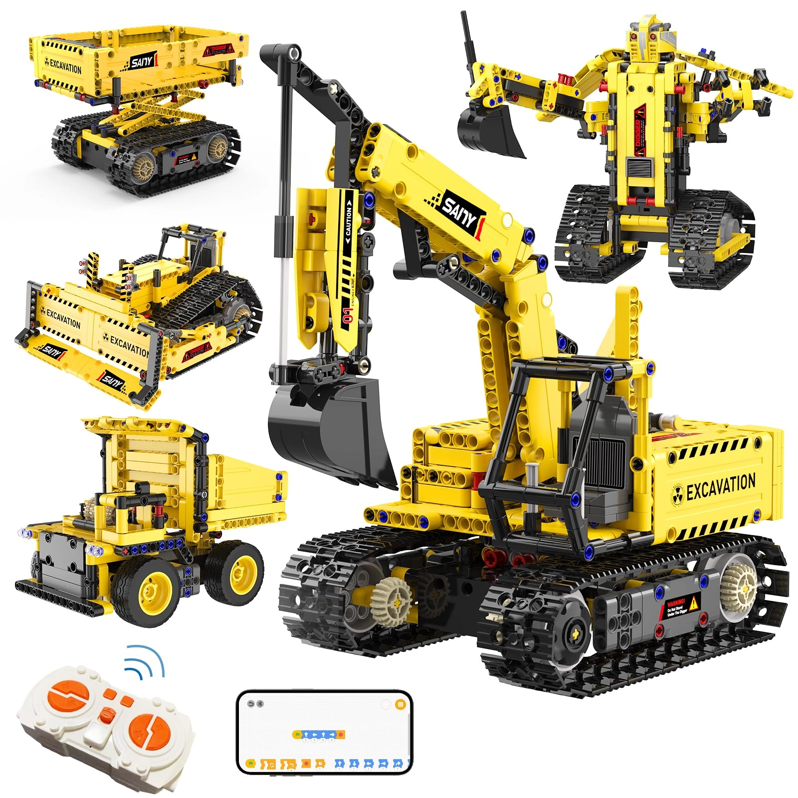 resosese 5 in 1 Building Toys STEM Robotics Kits - Comics