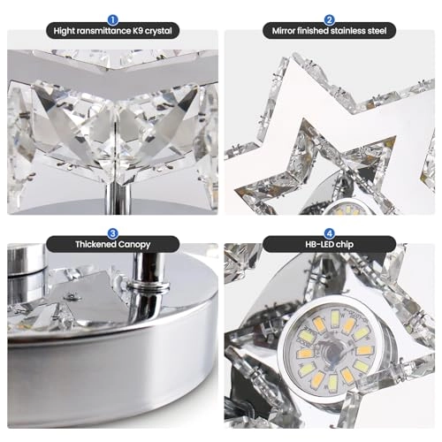 LED Chandelier - 2700K-6000K Dimmable