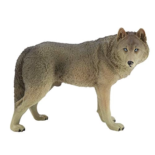 Wolf Figurine - Hand-painted PVC