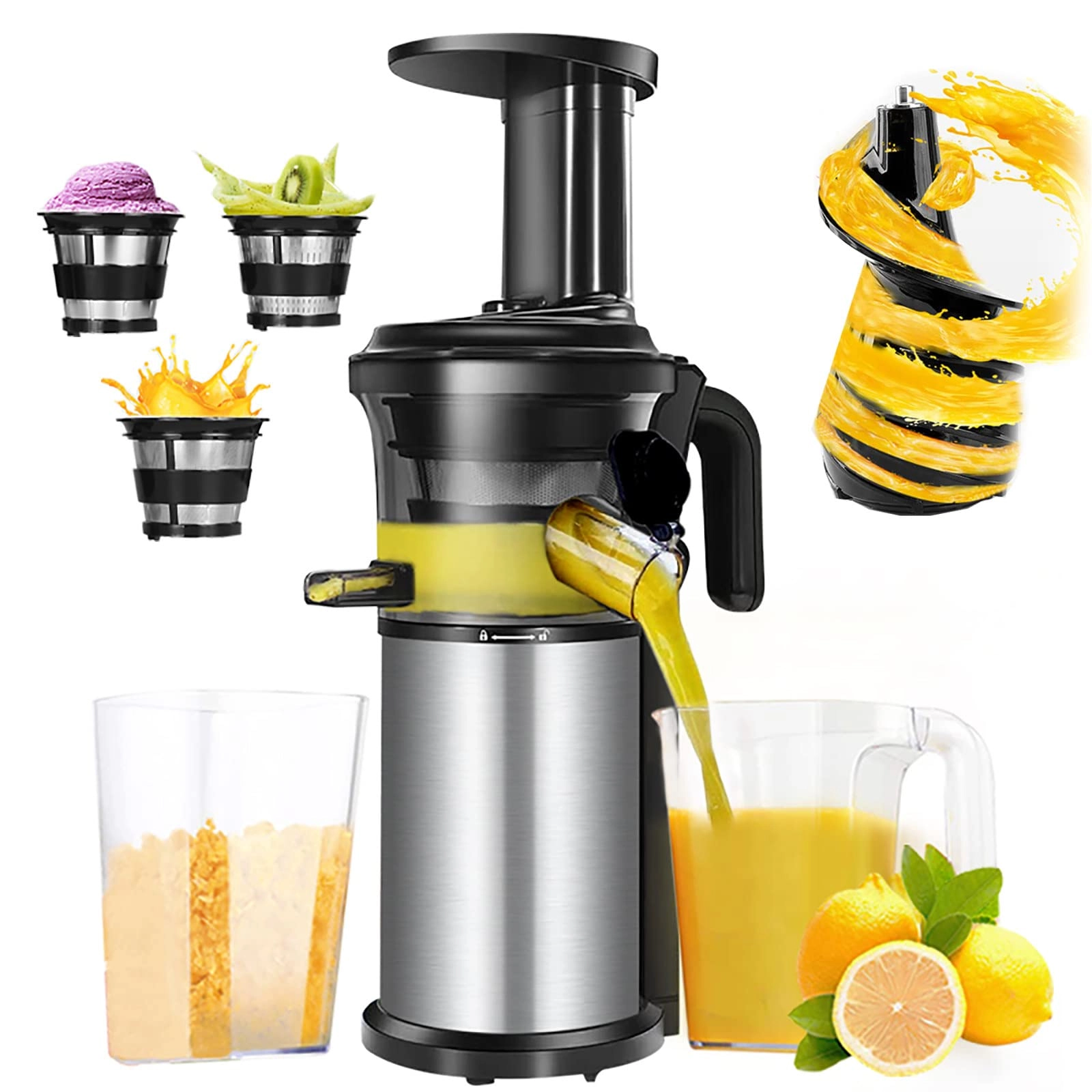 Hoiaost Slow Juicer - 200 watts 400 Milliliters