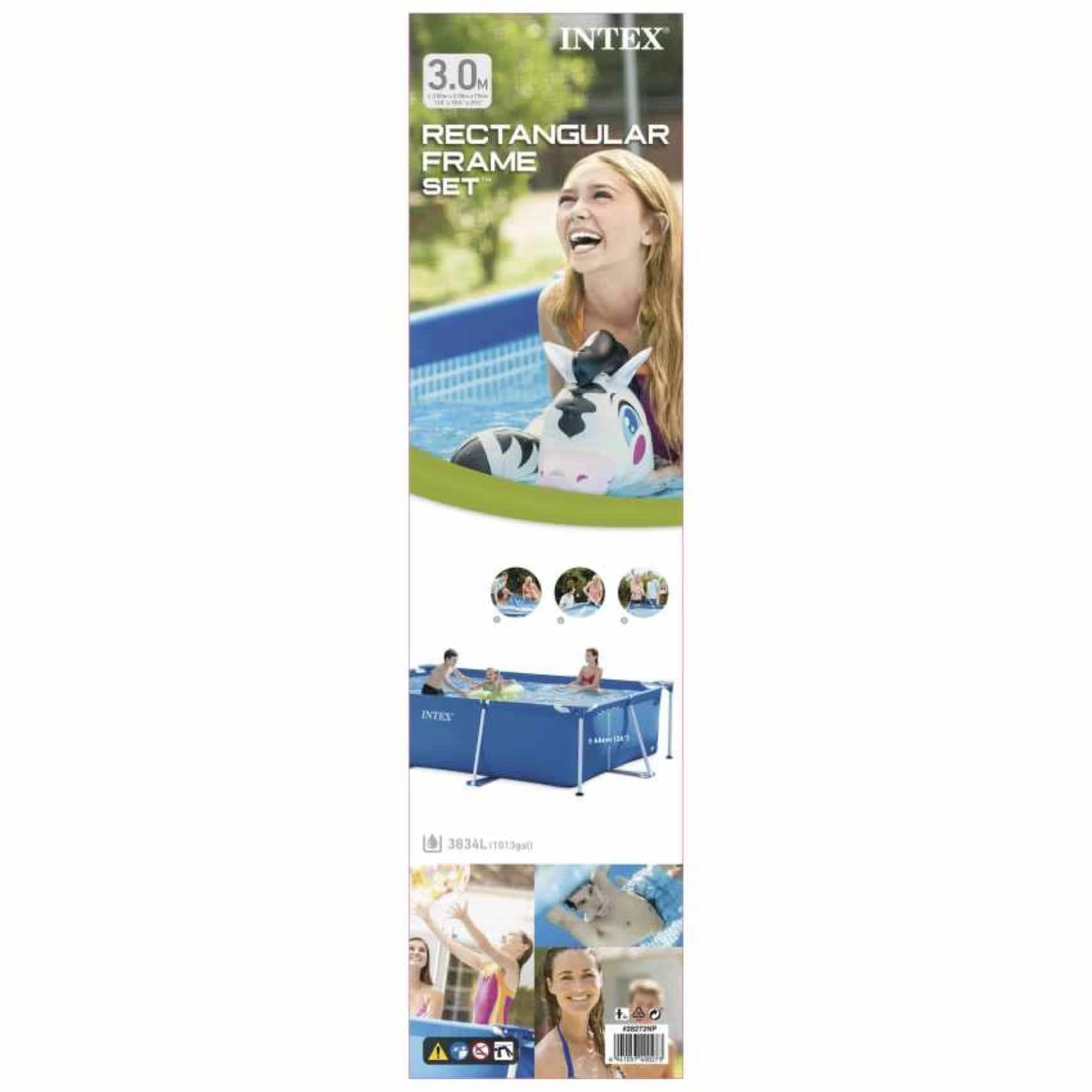 Rectangular Frame Only Pool - 3,834 L