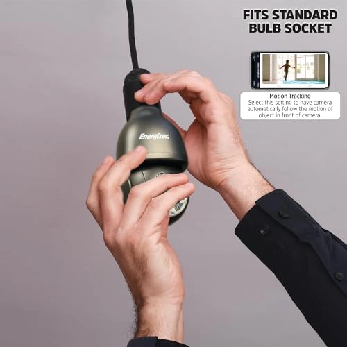 Smart Light Bulb Security Camera 2K