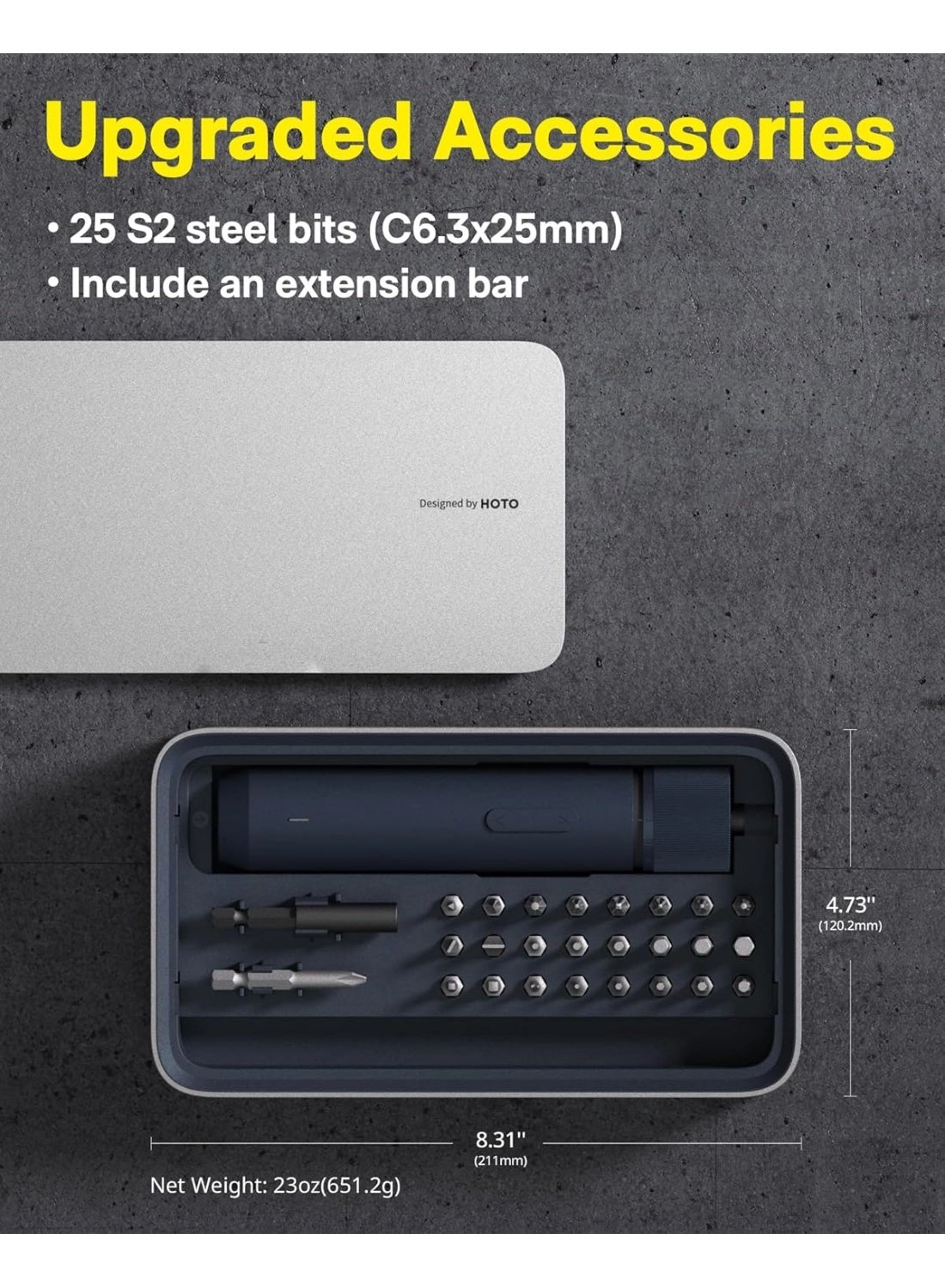 Electric Cordless Screwdriver - 1500mAh